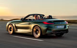 BMW Z4 manual rear three quarter tracking BMW Z4 manual rear three quarter tracking
