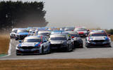 BTCC Snetterton 2022 Turkington leads pack