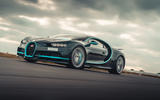 Bugatti Chiron 2022 front quarter tracking Bugatti Chiron 2022 front quarter tracking