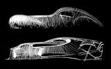 Bugatti La Voiture Noire official press photos - sketches