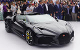 Bugatti Mistral front on stage
