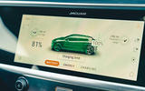 Car charging infotainment display