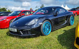 PORSCHE CAYMAN: Unremarkable in this company... expect for one detail