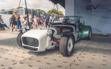 Caterham EV 7 Goodwood front 3 4 low