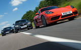 Porsche 718 Cayman S vs BMW M2 vs Jaguar F-Type: battle of the luxury sports cars