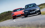 Porsche 718 Cayman S vs BMW M2 vs Jaguar F-Type: battle of the luxury sports cars