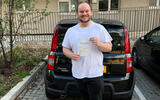 Charlie Martin Fiat Panda 100HP test pass certificate