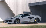 Chevrolet Corvette E Ray 2025 front quarter static Chevrolet Corvette E Ray 2025 front quarter static