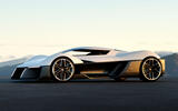 Chevrolet Corvette EV concept GM Advanced Design Europe front left quarter