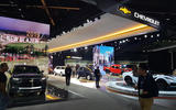 LA motor show Chevrolet stand