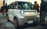 Citroen Ami facelift front quarter Paris motor show 2024