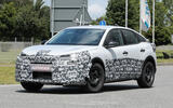 Citroen C4 2024 facelift camo front quarter Citroen C4 2024 facelift camo front quarter