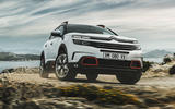 Citroen C5 Aircross 2018 European launch on the road cornering