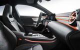 Mercedes CLA leaked image by Redline front cabin