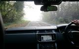 Foggy road
