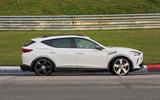 Cupra Formentor five-cylinder prototype side on