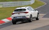 Cupra Formentor five-cylinder prototype rear Cupra Formentor five-cylinder prototype rear