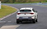 Cupra Formentor five-cylinder prototype rear far Cupra Formentor five-cylinder prototype rear far