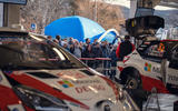 The World Rally Championship lets fans get closer to the cars than many other series The World Rally Championship lets fans get closer to the cars than many other series
