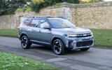 Dacia Bigster testing on UK roads   front:side Dacia Bigster testing on UK roads   front:side