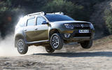 Dacia Duster jumping