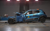 Dacia Spring Mobile Progressive Deformable Barrier test   Dec 2021