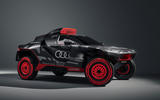 The Audi RS Q e-tron blends electric power with a TFSI petrol engine for on-the-go recharging The Audi RS Q e-tron blends electric power with a TFSI petrol engine for on-the-go recharging
