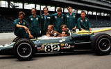Clark with the Lotus team