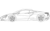 2020 McLaren Sports Series hybrid design patent 2020 McLaren Sports Series hybrid design patent