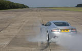 Aston Martin DBS burnout - rear