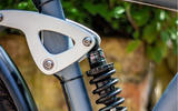 The rear suspension and crankset do an admirable job on everyday surfaces The rear suspension and crankset do an admirable job on everyday surfaces