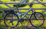 Frame is made from aluminium; the medium-sized bike's 25.5kg weight can be prohibitive Frame is made from aluminium; the medium-sized bike's 25.5kg weight can be prohibitive