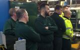 Land Rover workers