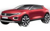 Volkswagen T-Roc: new sketch shows Qashqai rival's details