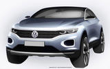 Volkswagen T-Roc: new sketch shows Qashqai rival's details