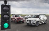 BMW X5 M, Jeep Cherokee SRT 8, Porsche Cayenne Turbo