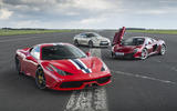 Ferrari 458 Speciale, Nissan GT-R, McLaren 650S