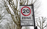Speed limit sign