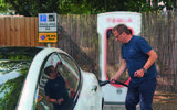 Tesla supercharging 