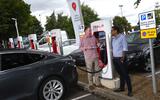 Tesla supercharging