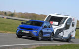 Skoda Elroq towing caravan Skoda Elroq towing caravan