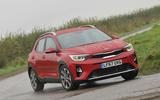 Kia Stonic cornering- front