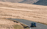 Dacia Sandero on a Welsh B-road