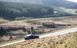Dacia Sandero on a Welsh B-road