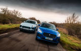 Porsche Macan vs Jaguar E-Pace 2019 - twin tracking