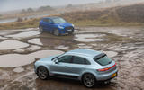 Porsche Macan vs Jaguar E-Pace 2019 - posing