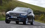 Volvo XC90 driving - front