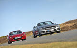 Mercedes-Benz SLK vs Mazda MX-5 RF: group test