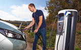 Nissan Leaf charging