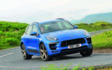 2017 Porsche Macan S road test review - cornering front